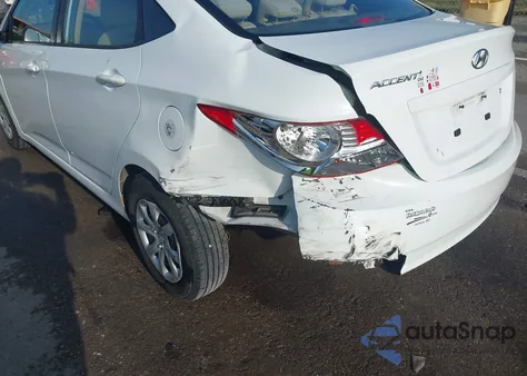 2014 Hyundai Accent Gls z USA, uszkodzony, nr VIN KMHCT4AE7EU664460